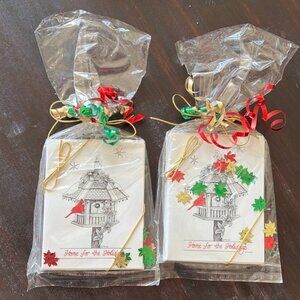 Holiday Cards with Red and Green Accents